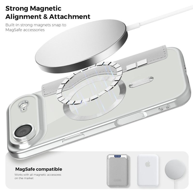 Δερματινη Θηκη iPhone Air Συμβατό Με Magsafe Καπιτονέ