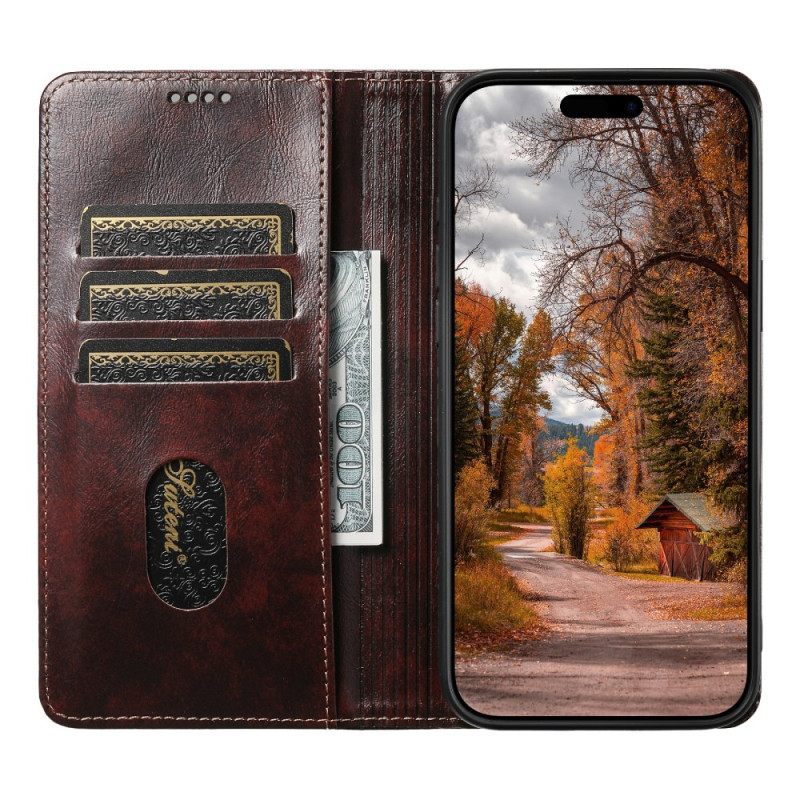 Δερματινη Θηκη iPhone Air Vintage Suteni