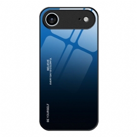 Κάλυμμα iPhone Air Be Yourself Σκληρυμένο Γυαλί