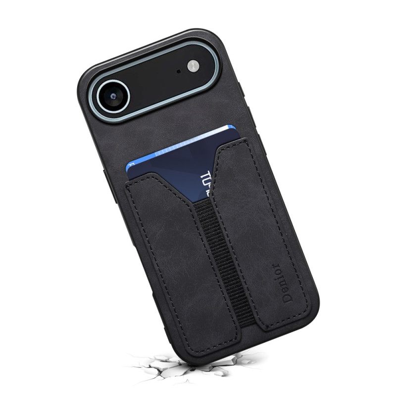 Κάλυμμα iPhone Air Ελαστική Θήκη Καρτών Denior