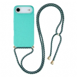 Κάλυμμα iPhone Air Με Κορδόνι Σιλικόνης Και Άχυρο Σίτου