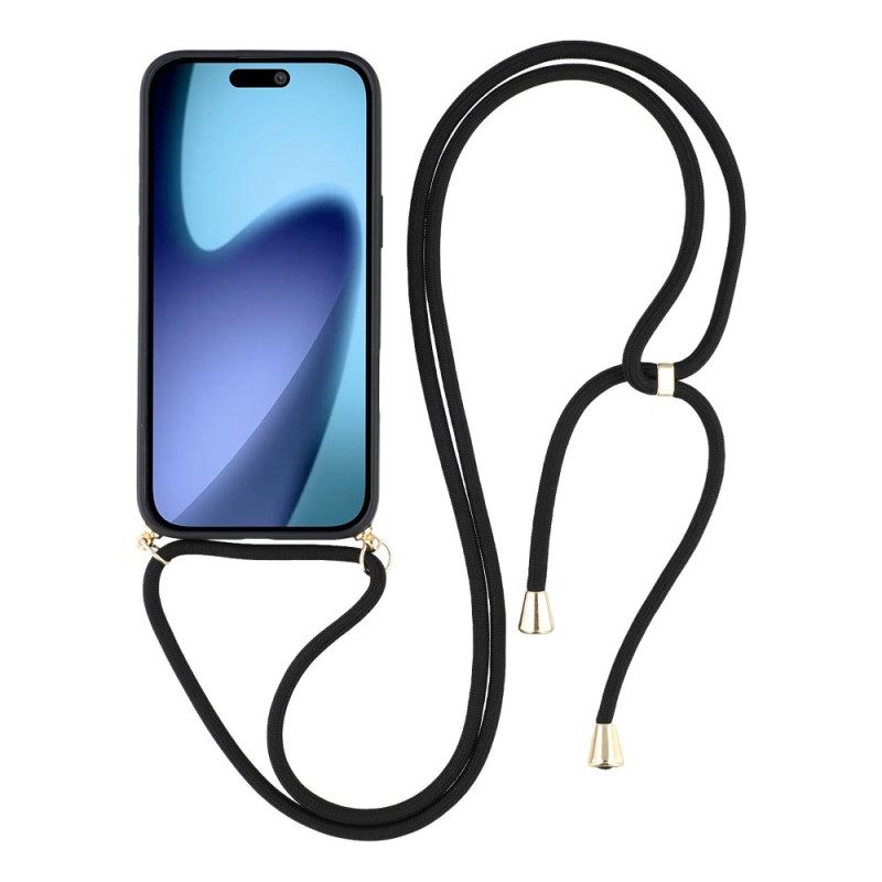 Κάλυμμα iPhone Air Με Κορδόνι Σιλικόνης Και Άχυρο Σίτου