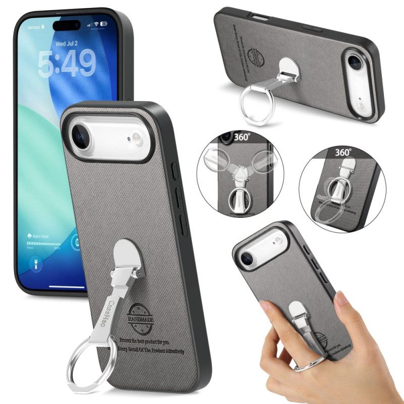 Κάλυμμα iPhone Air Με Πτυσσόμενη Βάση Και Υφή Twill