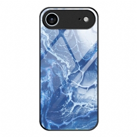 Κάλυμμα iPhone Air Μοτίβο Μαρμάρου Από Σκληρυμένο Γυαλί