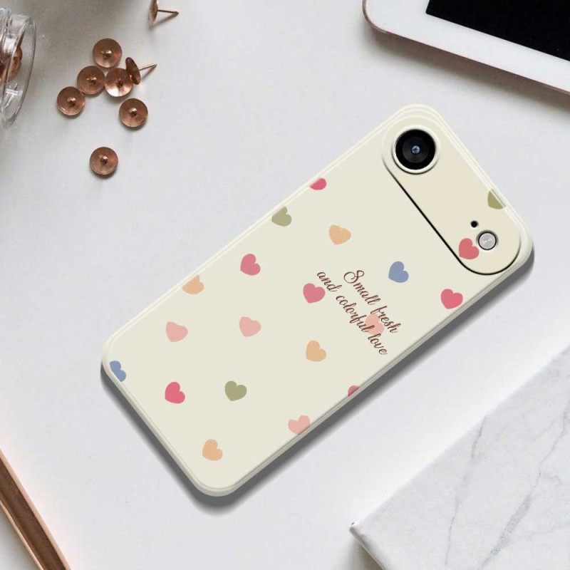 Κάλυμμα iPhone Air Πολύχρωμες Καρδιές