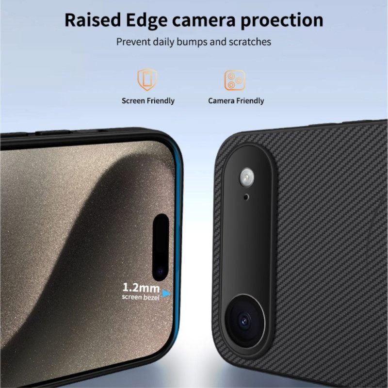 Κάλυμμα iPhone Air Θήκες Κινητών Λεπτότητα Ινών Άνθρακα Magsafe