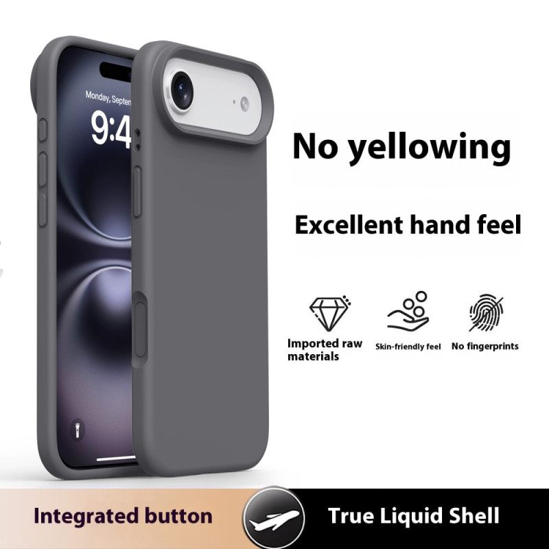 Κάλυμμα iPhone Air Θήκες Κινητών Υγρή Σιλικόνη Και Μικροΐνες