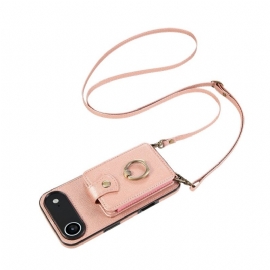 Κάλυμμα iPhone Air Θήκη Καρτών Και Λουράκι Καρπού Σιλικόνης