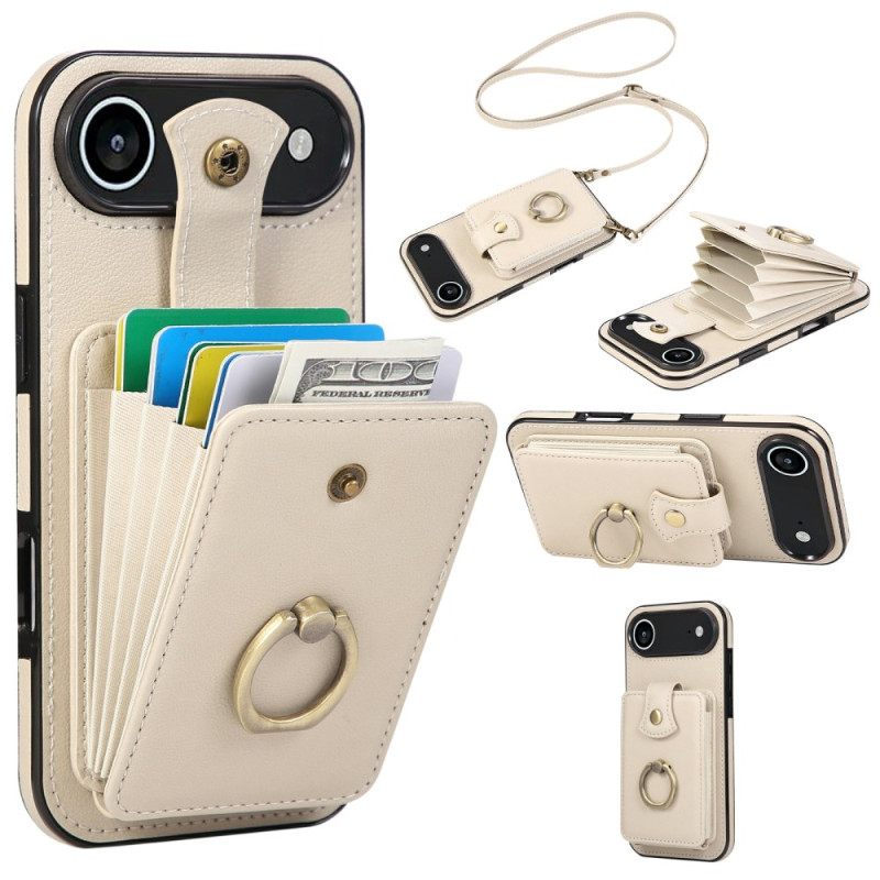 Κάλυμμα iPhone Air Θήκη Καρτών Και Λουράκι Καρπού Σιλικόνης