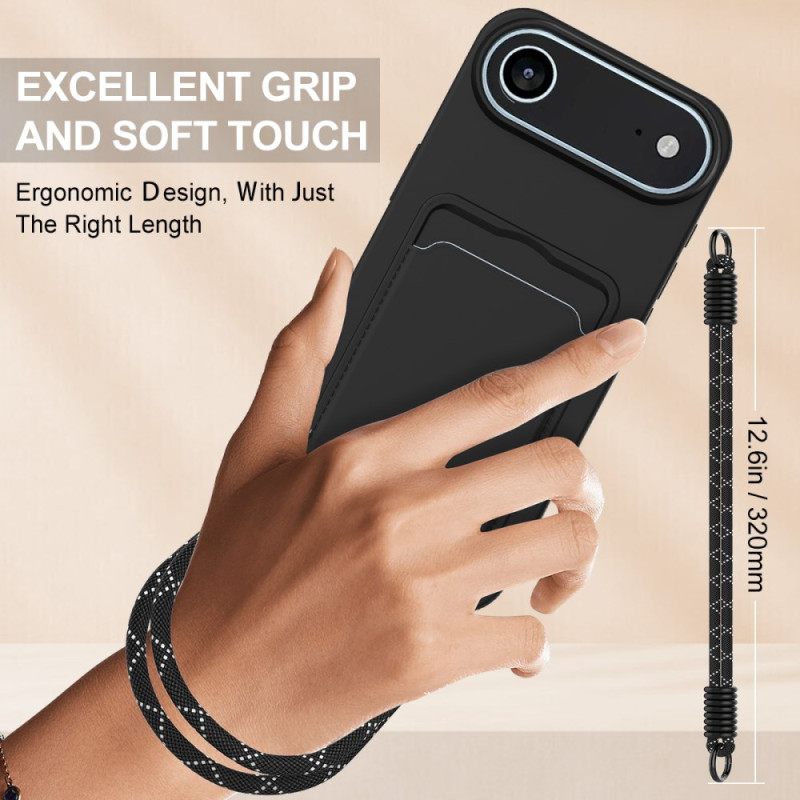 Κάλυμμα iPhone Air Θήκη Καρτών Με Καλώδιο