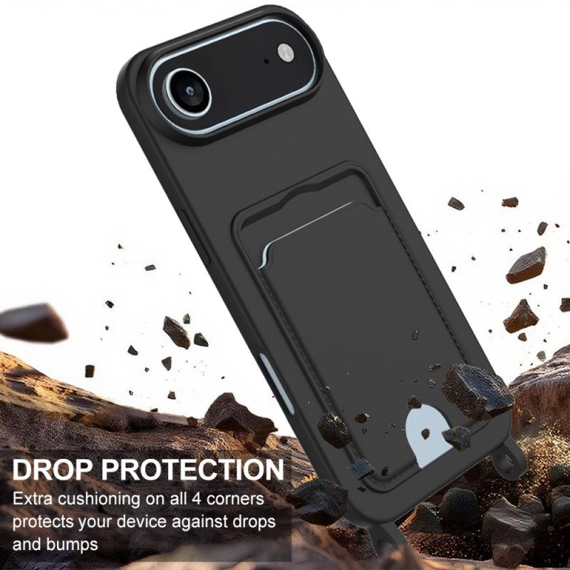 Κάλυμμα iPhone Air Θήκη Καρτών Με Καλώδιο