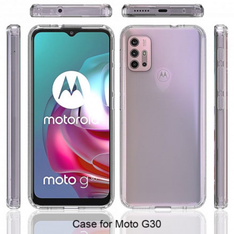 Θήκη Moto G10 / G30 Καθαρίστε Τις Ενισχυμένες Γωνίες