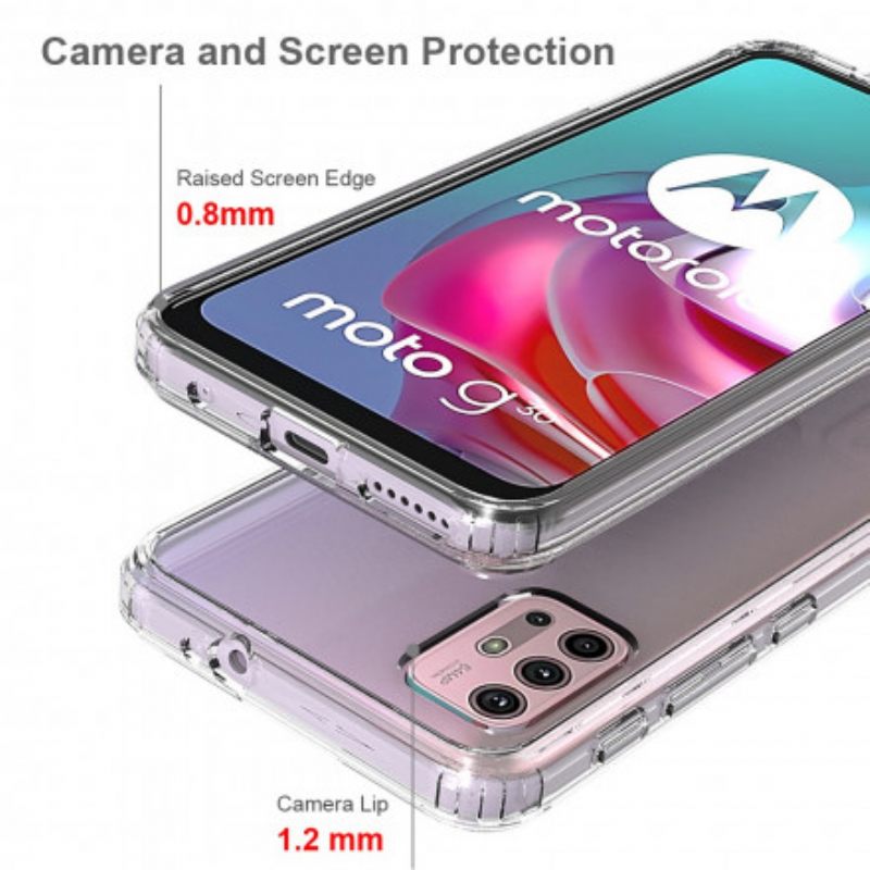 Θήκη Moto G10 / G30 Καθαρίστε Τις Ενισχυμένες Γωνίες