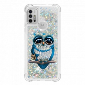 Θήκη Moto G10 / G30 Miss Glitter Owl