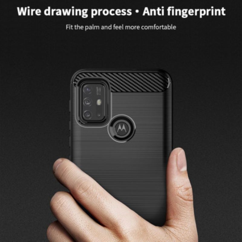 Θήκη Moto G10 / G30 Mofi Brushed Carbon Fiber