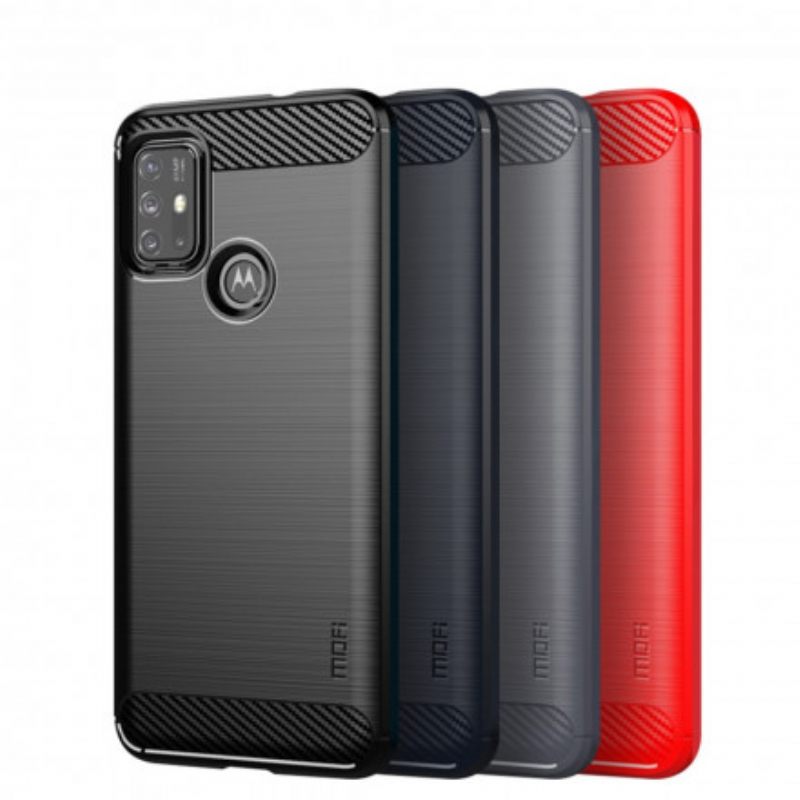 Θήκη Moto G10 / G30 Mofi Brushed Carbon Fiber