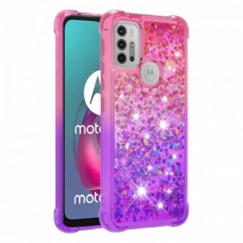 Θήκη Moto G10 / G30 Χρώματα Glitter