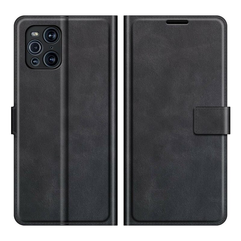 Θήκη Flip Oppo Find X3 / X3 Pro Slim Extreme Leather Effect