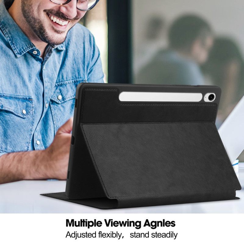 Δερματινη Θηκη Samsung Galaxy Tab S10 Fe Δερμάτινο Εφέ