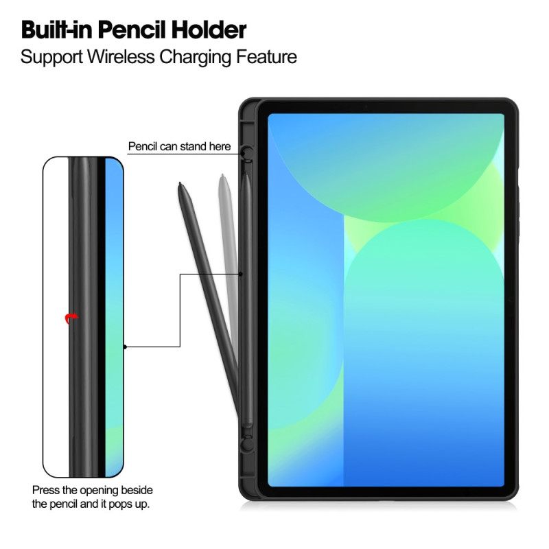 Δερματινη Θηκη Samsung Galaxy Tab S10 Fe Δερμάτινο Εφέ