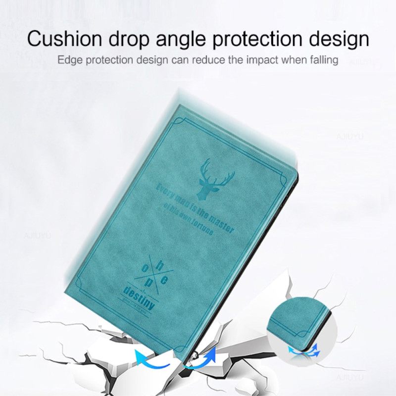 Δερματινη Θηκη Samsung Galaxy Tab S10 Fe Ελάφι Σιλικόνης