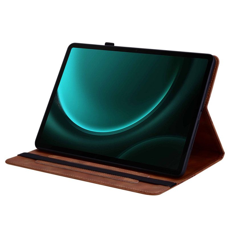 Δερματινη Θηκη Samsung Galaxy Tab S10 Fe Καρδιές Σιλικόνης