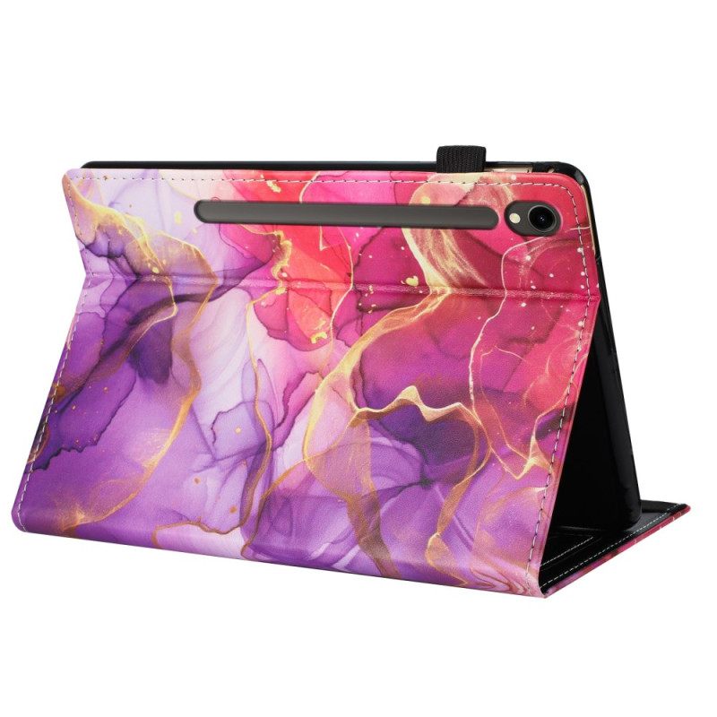 Δερματινη Θηκη Samsung Galaxy Tab S10 Fe Marble Spirit