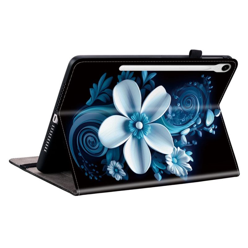 Δερματινη Θηκη Samsung Galaxy Tab S10 Fe Μαύρη Ορχιδέα