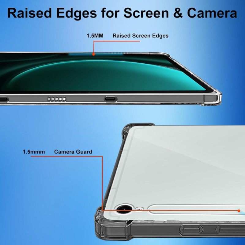 Κάλυμμα Samsung Galaxy Tab S10 Fe Θήκες Κινητών Διαφανής Με 2 Προστατευτικά Οθόνης Από Σκληρυμένο Γυαλί