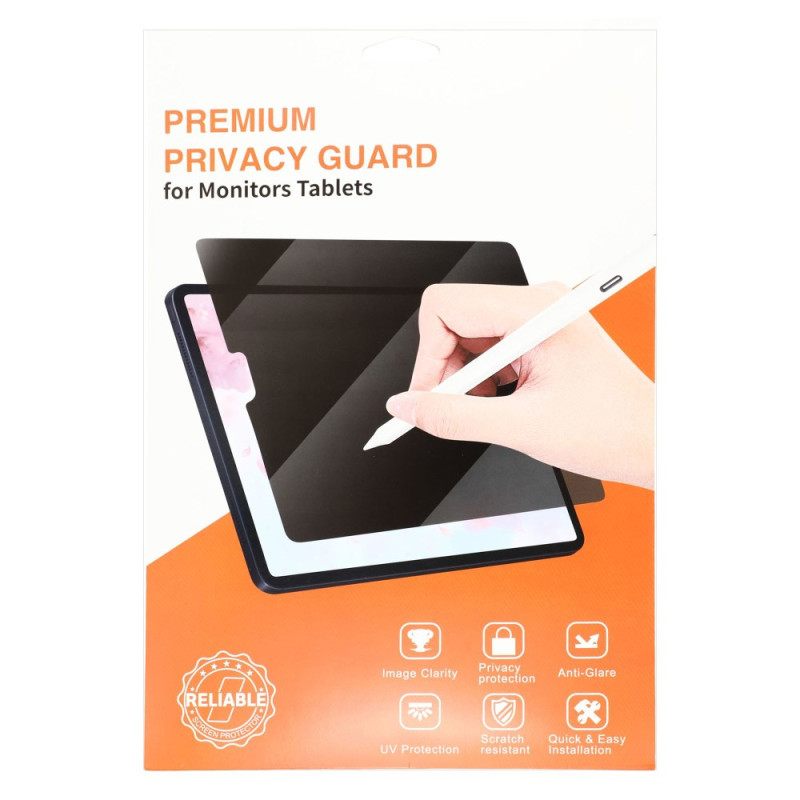 Προστατευτικό Οθόνης Από Σκληρυμένο Γυαλί Κατά Των Κατασκοπειών Για Samsung Galaxy Tab S10 Lite / S10 Fe / S9 / S9 Fe / S8 / S7