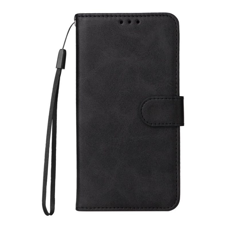 Δερματινη Θηκη Oneplus 15r Εφέ Απλού Δέρματος Σιλικόνης