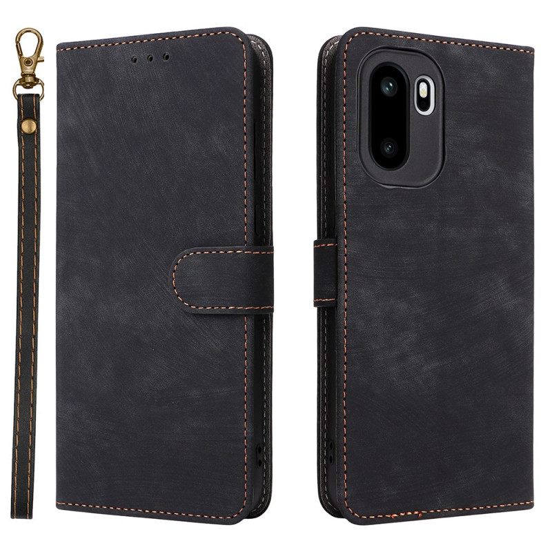 Δερματινη Θηκη Oneplus 15r Εφέ Σουέτ Με Μπλοκάρισμα Rfid