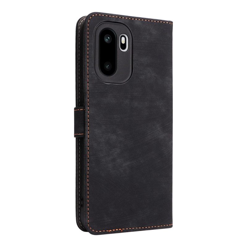 Δερματινη Θηκη Oneplus 15r Εφέ Σουέτ Με Μπλοκάρισμα Rfid