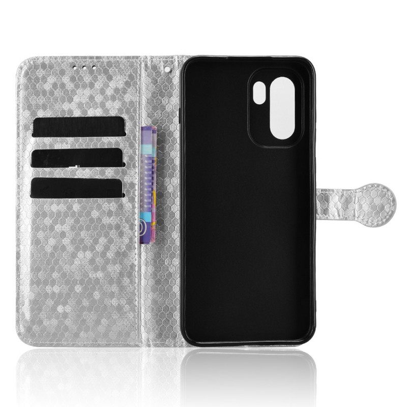 Δερματινη Θηκη Oneplus 15r Κουκκίδες Με Γκλίτερ Σιλικόνης