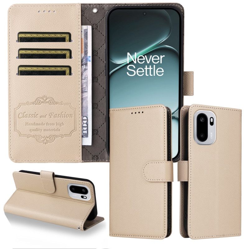 Δερματινη Θηκη Oneplus 15r Μπλοκάρισμα Rfid Σιλικόνης