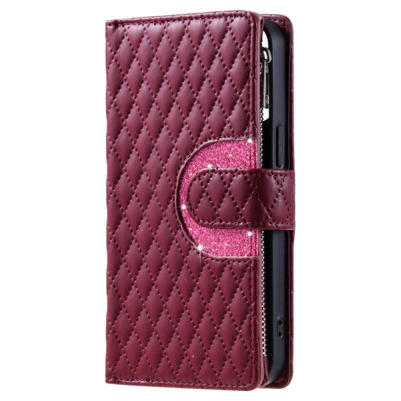 Δερματινη Θηκη Oneplus 15r Πορτοφόλι Με Καπιτονέ Πούλιες