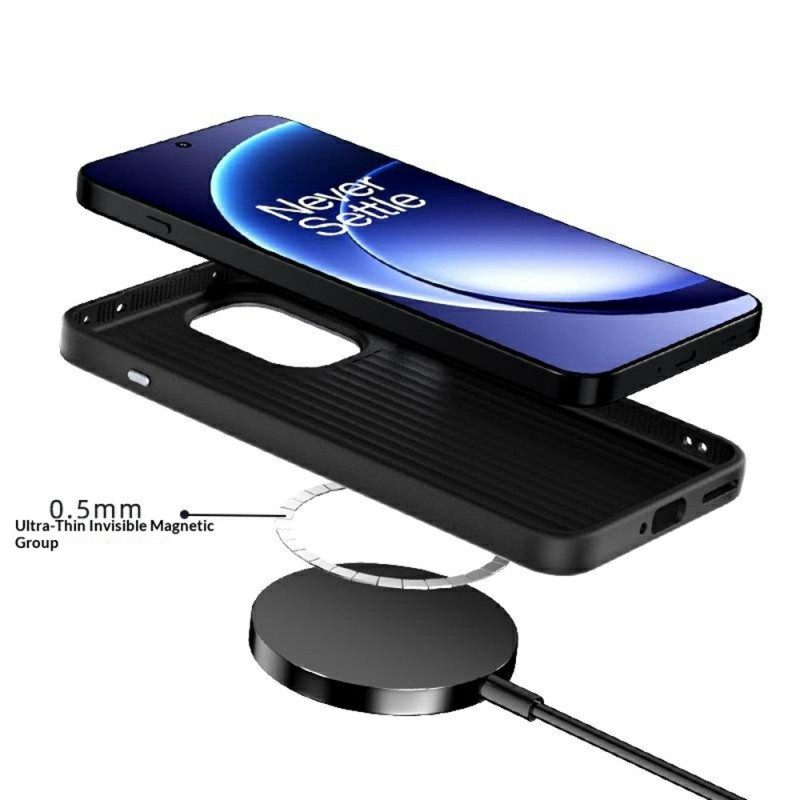 Κάλυμμα Oneplus 15r Μαγνητικό Πορτοφόλι Με Μικροανάγλυφη Εκτύπωση Abeel