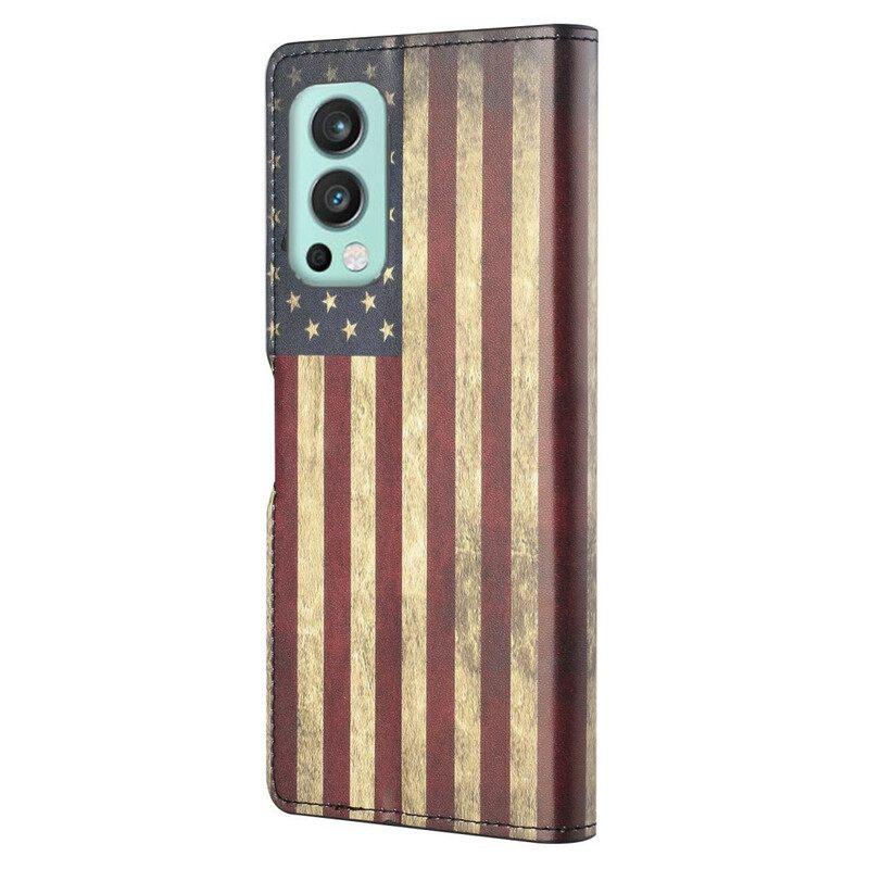 Κάλυμμα OnePlus Nord 2 5G Αμερικανική Σημαία