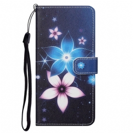 Κάλυμμα OnePlus Nord 2 5G με κορδονι Lunar Strap Flowers