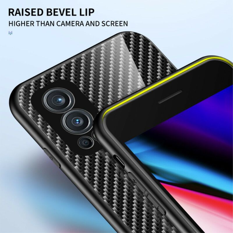 Θήκη OnePlus Nord 2 5G Γυαλί Με Ανθρακονήματα