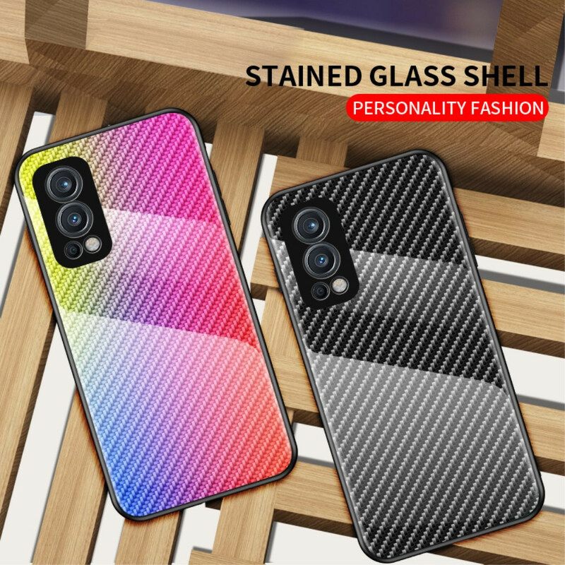 Θήκη OnePlus Nord 2 5G Γυαλί Με Ανθρακονήματα
