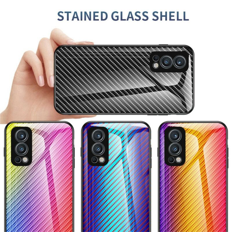 Θήκη OnePlus Nord 2 5G Γυαλί Με Ανθρακονήματα