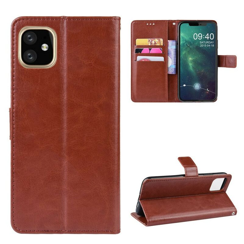 Κάλυμμα iPhone 11 Pro με κορδονι Δερμάτινο Εφέ Χρωματιστό Λουράκι