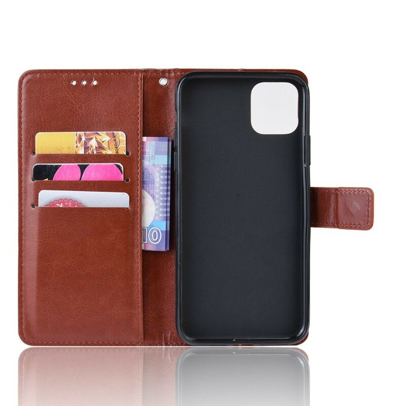 Κάλυμμα iPhone 11 Pro με κορδονι Δερμάτινο Εφέ Χρωματιστό Λουράκι