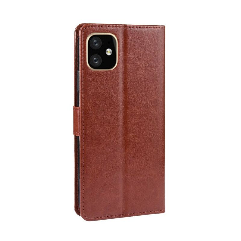 Κάλυμμα iPhone 11 Pro με κορδονι Δερμάτινο Εφέ Χρωματιστό Λουράκι