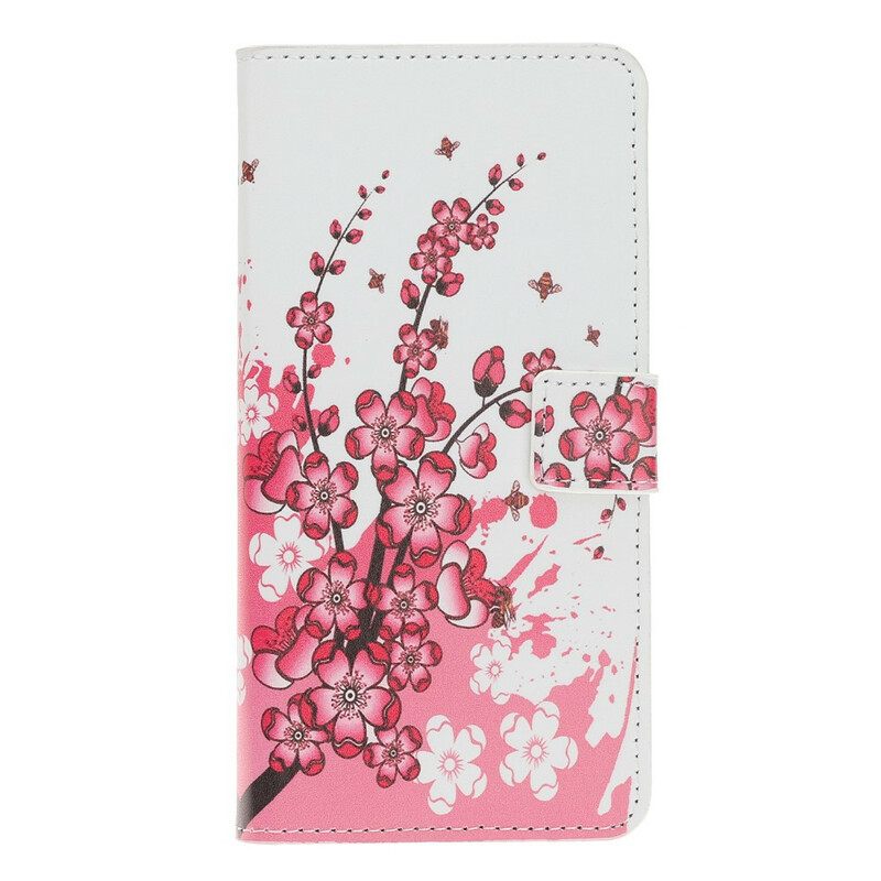 Θήκη Flip iPhone 11 Pro Τροπικά Λουλούδια