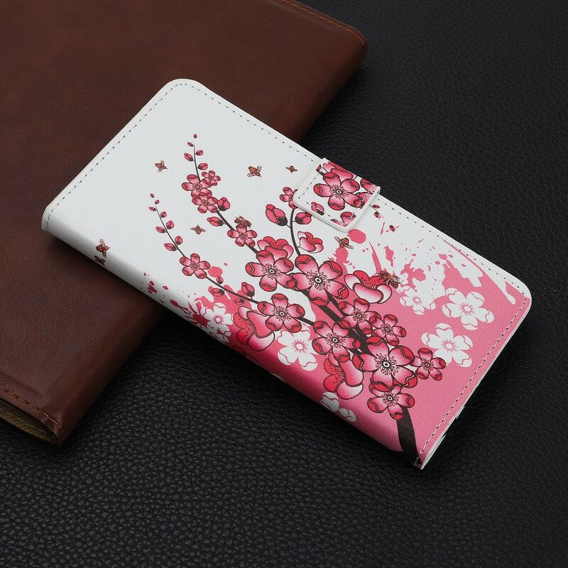 Θήκη Flip iPhone 11 Pro Τροπικά Λουλούδια