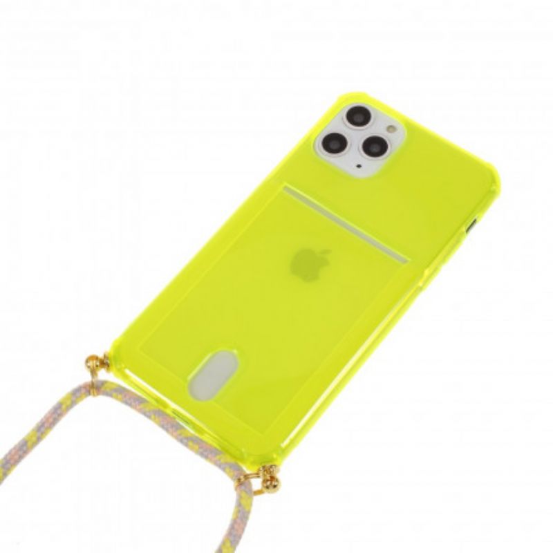 θηκη κινητου iPhone 11 Pro με κορδονι Κορδόνι Με Θήκη Κάρτας
