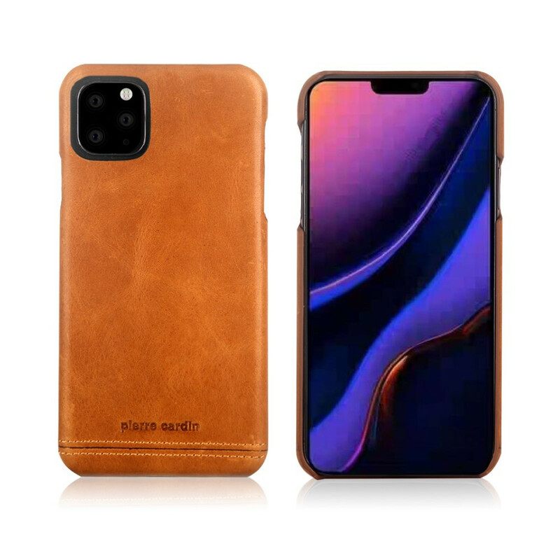 θηκη κινητου iPhone 11 Pro Pierre Cardin Γνήσιο Δέρμα