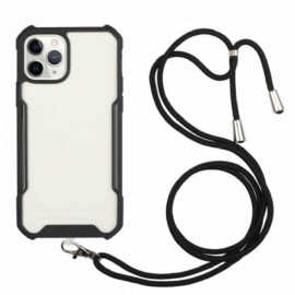 θηκη κινητου iPhone 11 Pro Υβρίδιο Με Έγχρωμο Κορδόνι